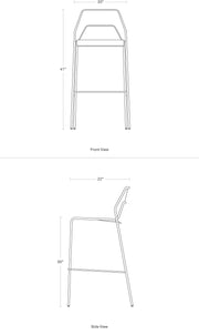 Hot Mesh Barstool